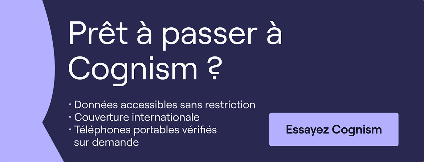 remplissez votre pipeline avec Cognism, réservez une démo