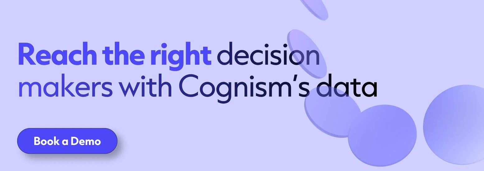 Reach your ideal customers with Cognism's data. Click to book a demo.