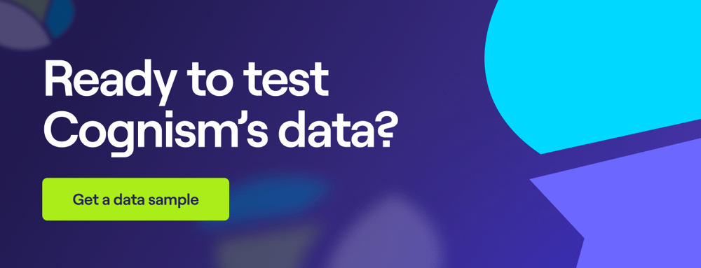Ready to test Cognism's data? Click to get a data sample.