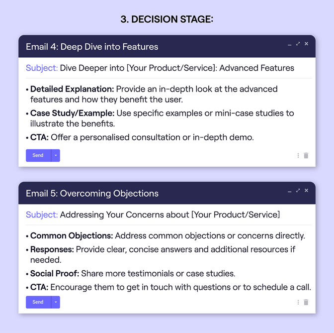Decision stage