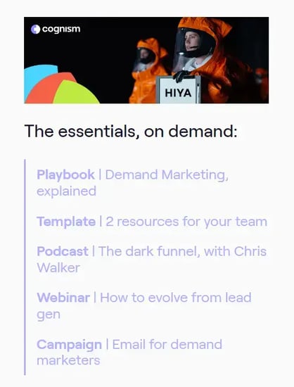 Cognism’s email funnel strategy