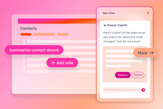 Graphic of the Breeze Intelligence Copilot