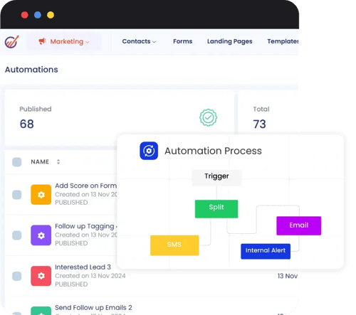Engagebay email automations product graphic