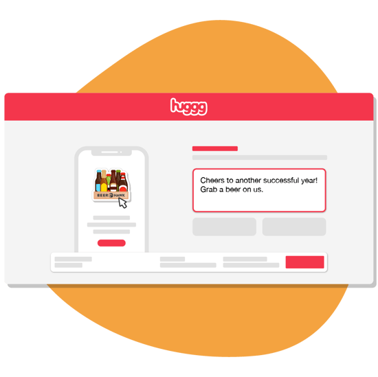 Huggg gifting platform product graphic