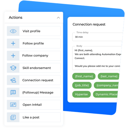 Expandi LinkedIn outreach product graphic