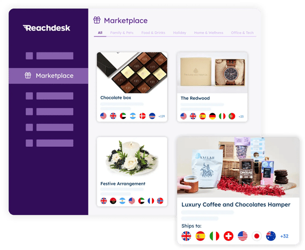 Reachdesk marketplace dashboard graphic