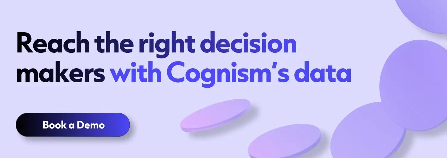 Reach your ideal customers with Cognism's data. Click to book a demo.