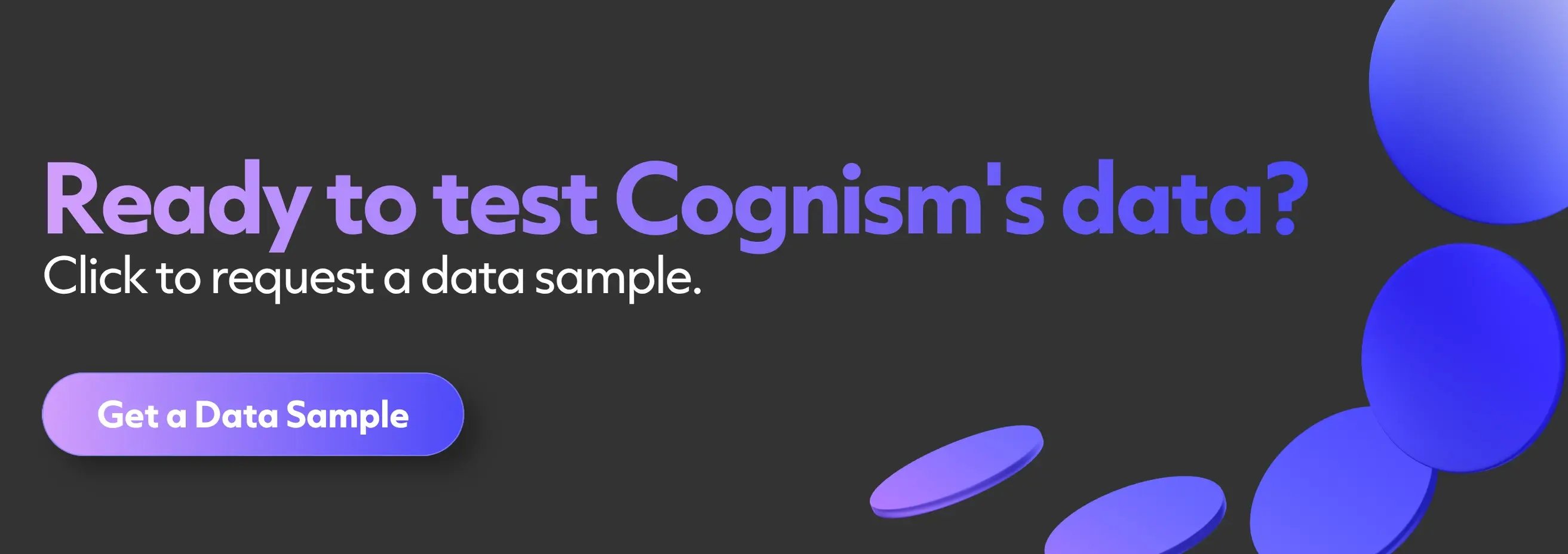 Ready to test Cognism's data? Click to get a data sample.