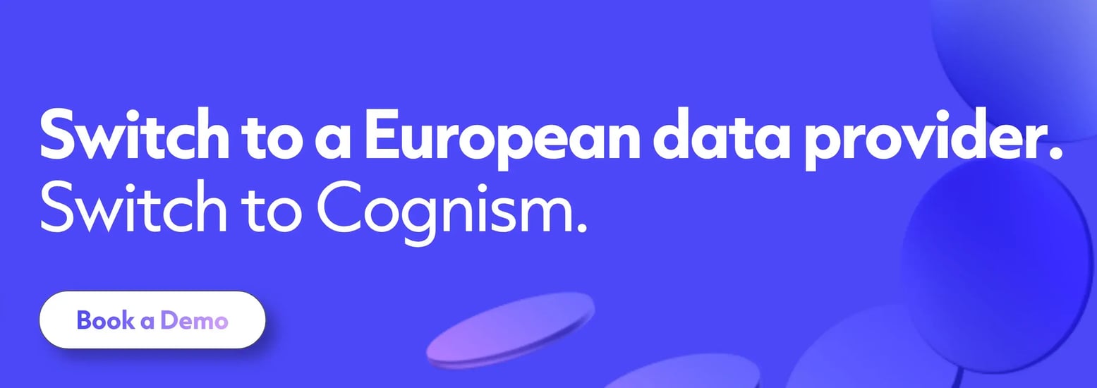 Switch a US-based data provider to Cognism. Put Cognism’s data to the test.