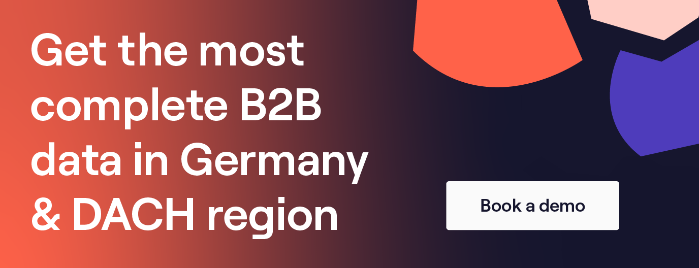Get B2B data in Germany