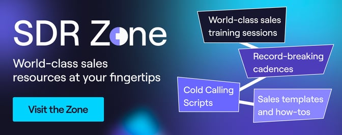 SDR Zone: World-class sales resources at your fingertips. Click to visit the zone.