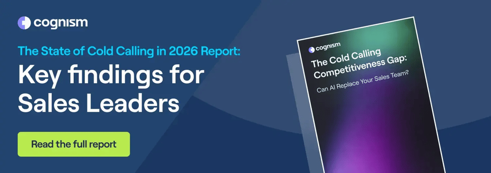 CTA blog banner for Cold Calling Report 2026 (decision makers)