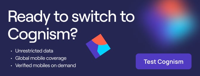 Ready to switch to Cognism? Click to test our data.