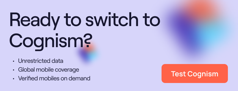 Ready to switch to Cognism? Click to book a demo and test our data!