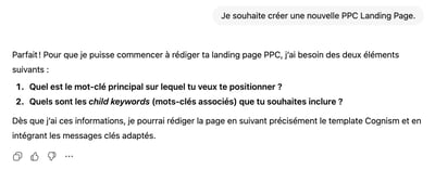 Chat GPT personnalisé - LinkedIn Ads