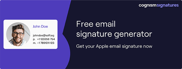 CogSig - How to create an email signature in iPhone, Mac, iPad and Watch_CTA1-Blog