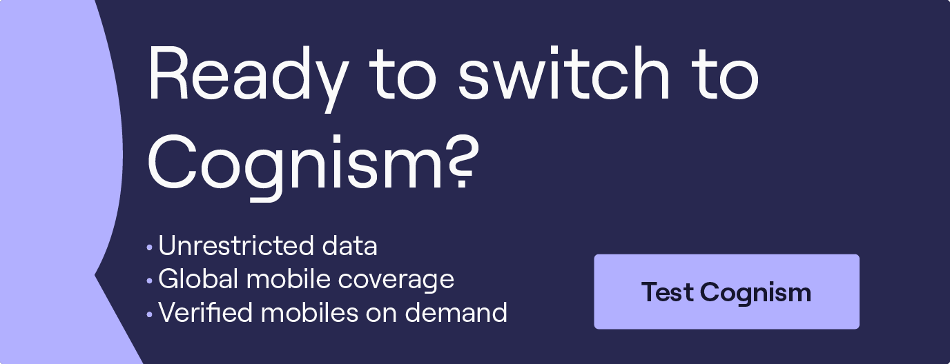 Ready to switch to Cognism? Click to test our data!