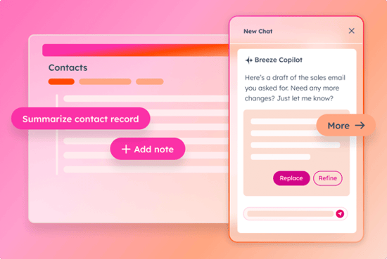 Graphic of the Breeze Intelligence Copilot