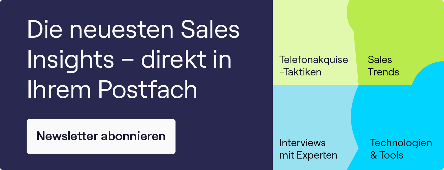 Anmeldung zum Newsletter von Cognism