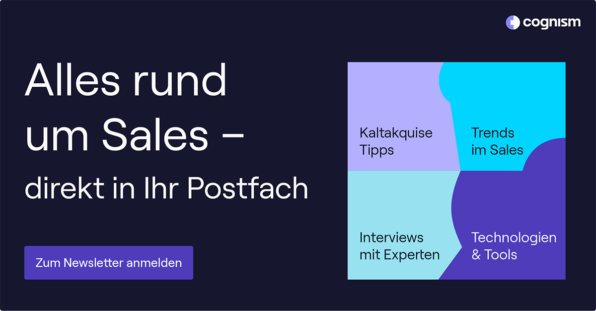 Hier zum DACH-Newsletter von Cognism anmelden