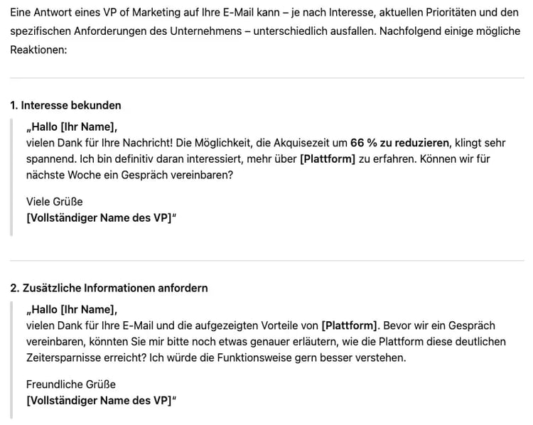 ChatGPT - Email bewerten lassen