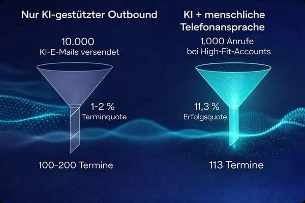 AI vs Mensch beim Outbound