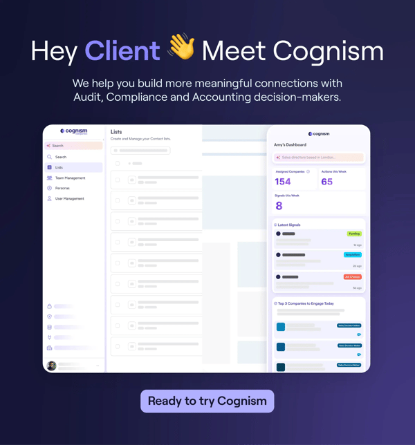 Mockup of ABM microsite
