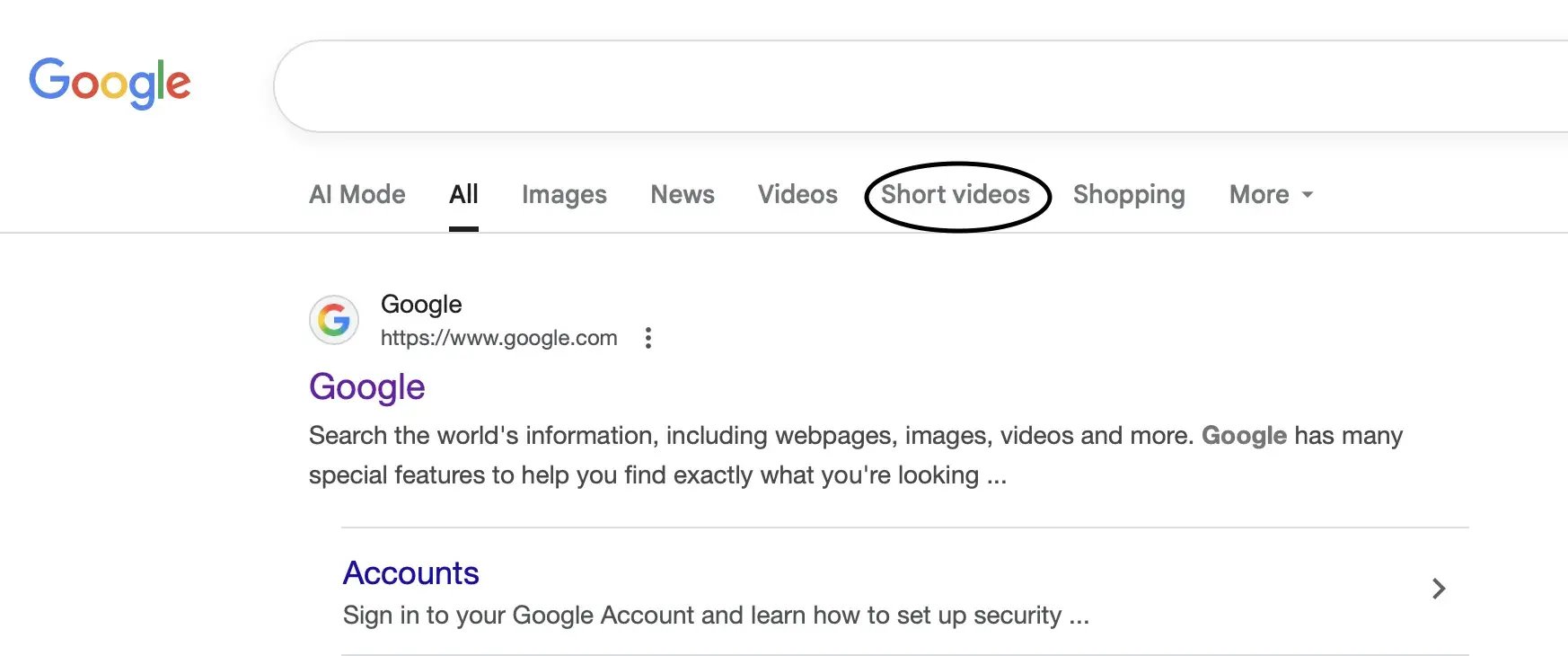 Google Results