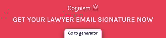 lawyer email signature