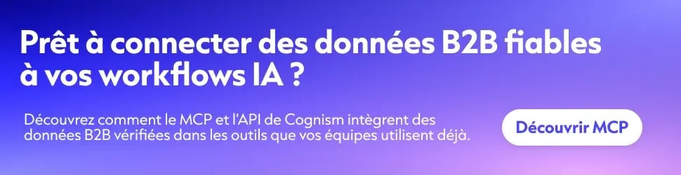 Prêts à connecter des données B2B fiables à vos workflows IA