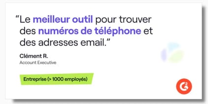 G2 avis Cognism - AE meilleur outil