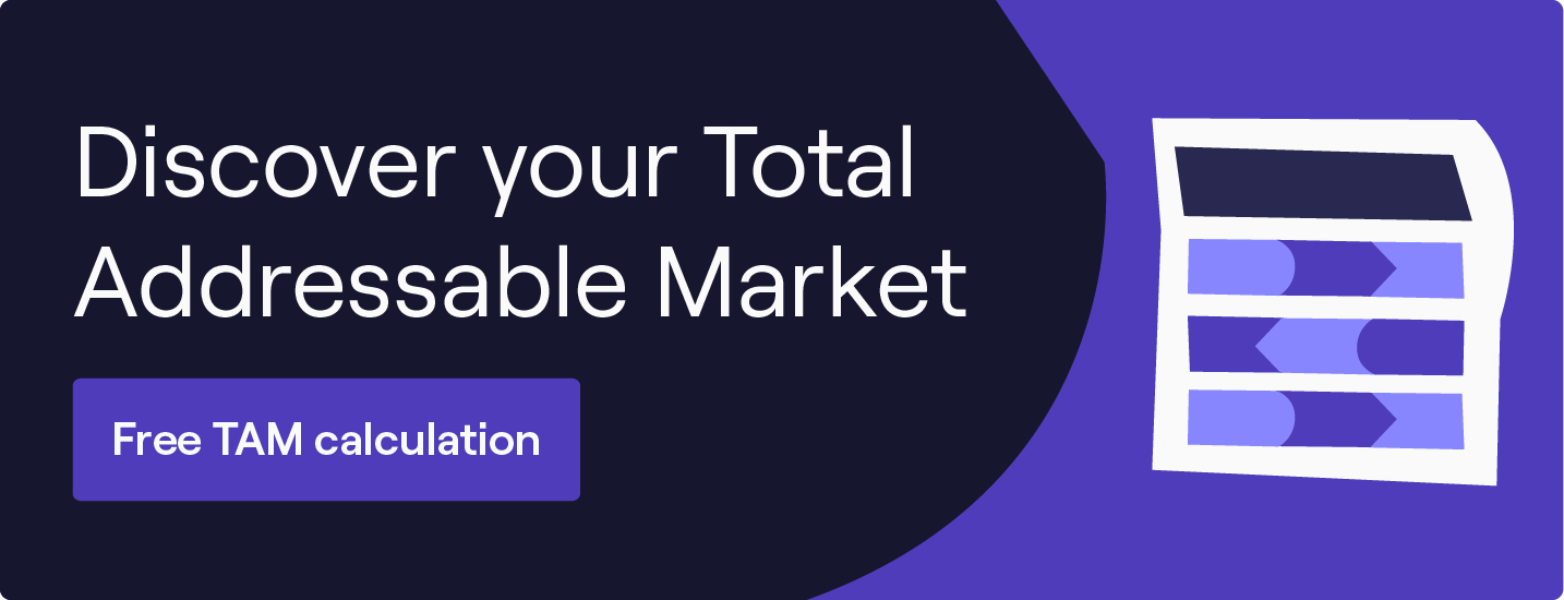 Discover your total addressable market. Click to try Cognism's FREE TAM calculator.