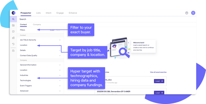 Filtering logistics sales leads in a database.