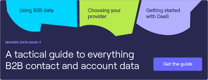 Making data saasy cta