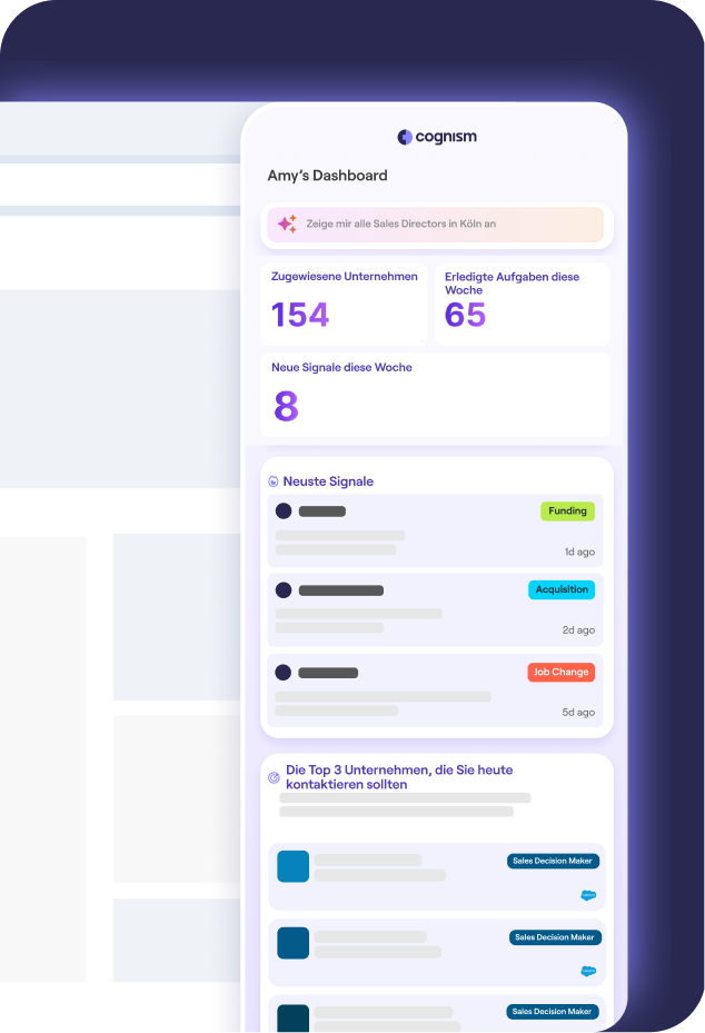 Chrome-Erweiterung Sales Companion, um qualifizierte Leads zu finden