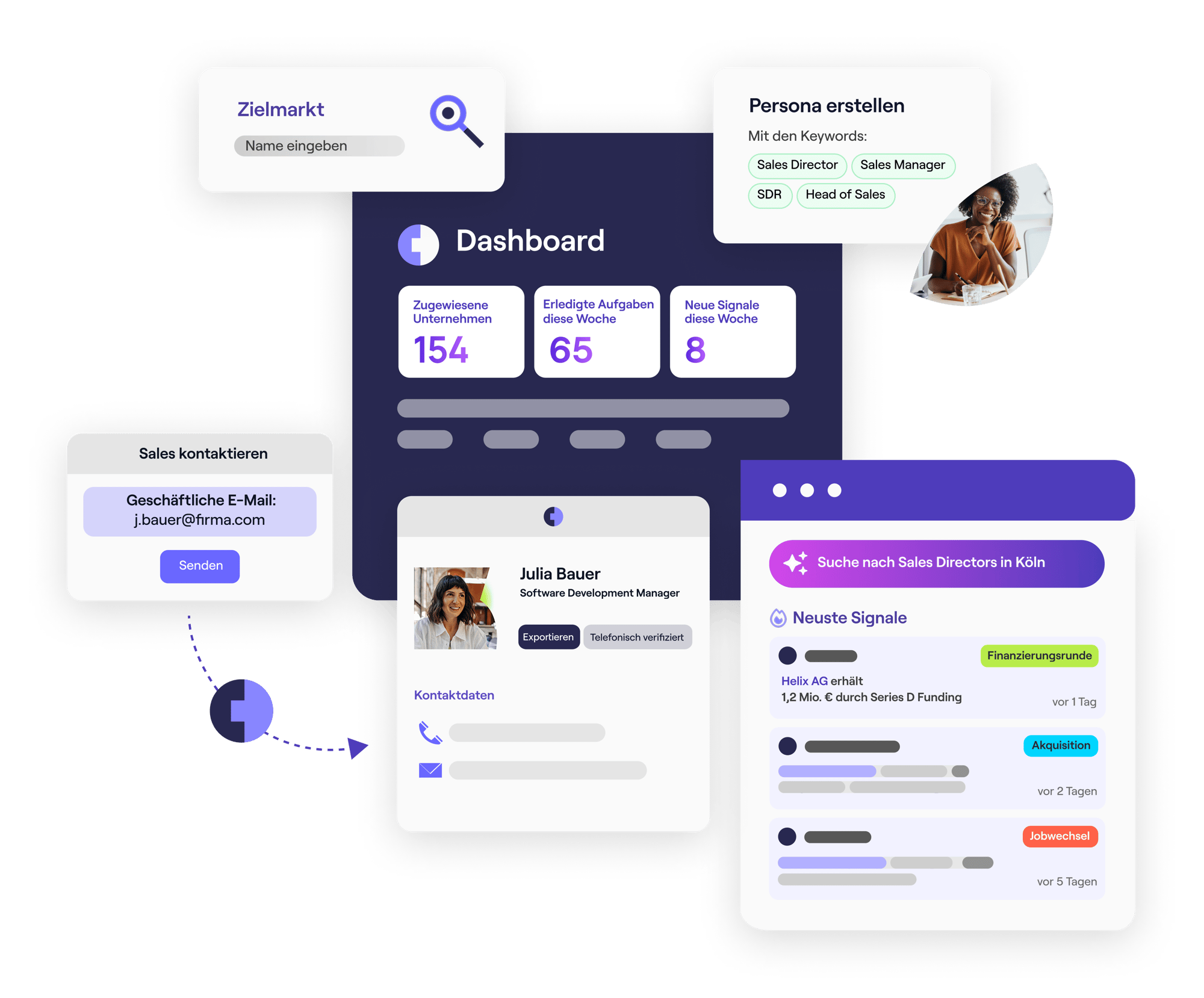 Cognism Sales Companion hero graphic