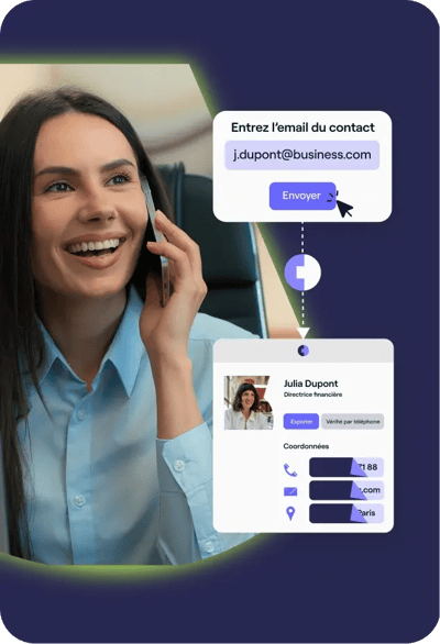 Enrichissement de données de contact avec Sales Companion