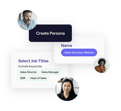 Cognism Sales Companion personas filter