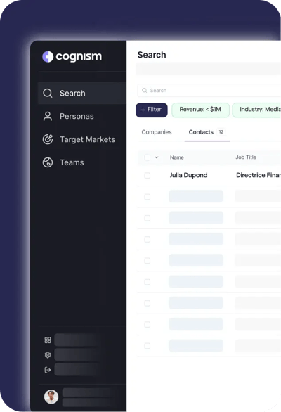 Chercher des prospects qualifiés sur Sales Companion