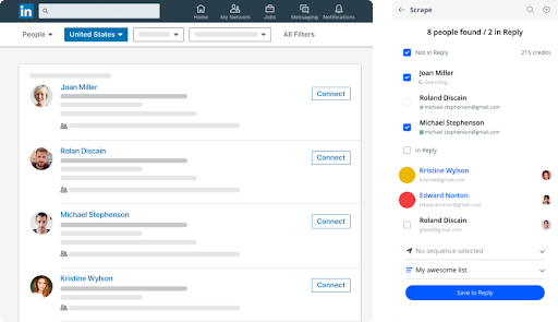 Reply outil de génération de leads