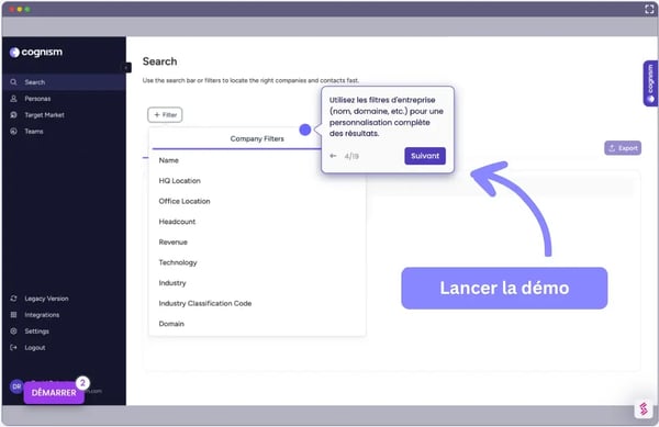 Storylane FR - Lancer la démo