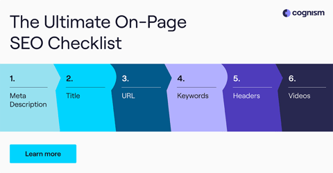 On page SEO checklist 