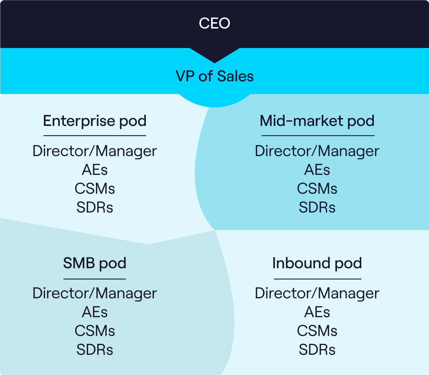 Cognism sales team structure