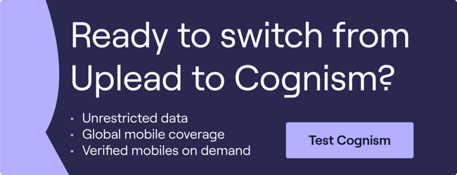 Ready to switch from Uplead to Cognism? Book a demo!