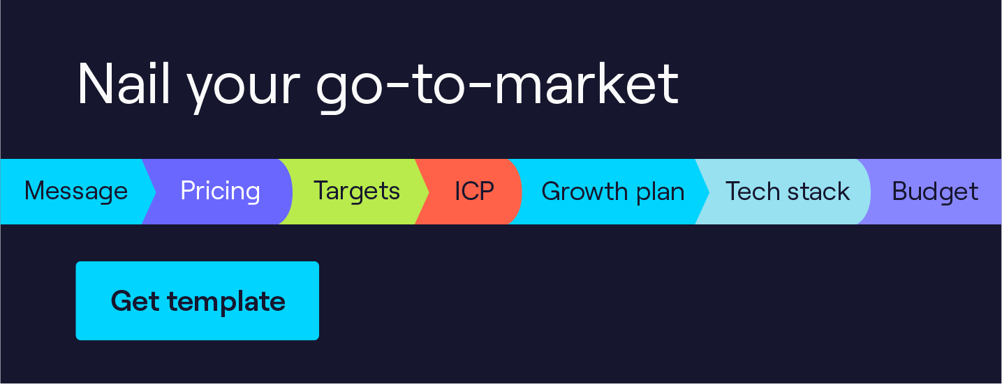 Go-to-market strategy template