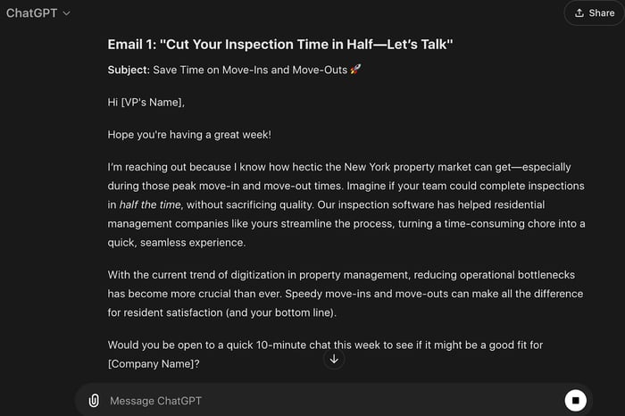 AI B2B Lead Generation Email