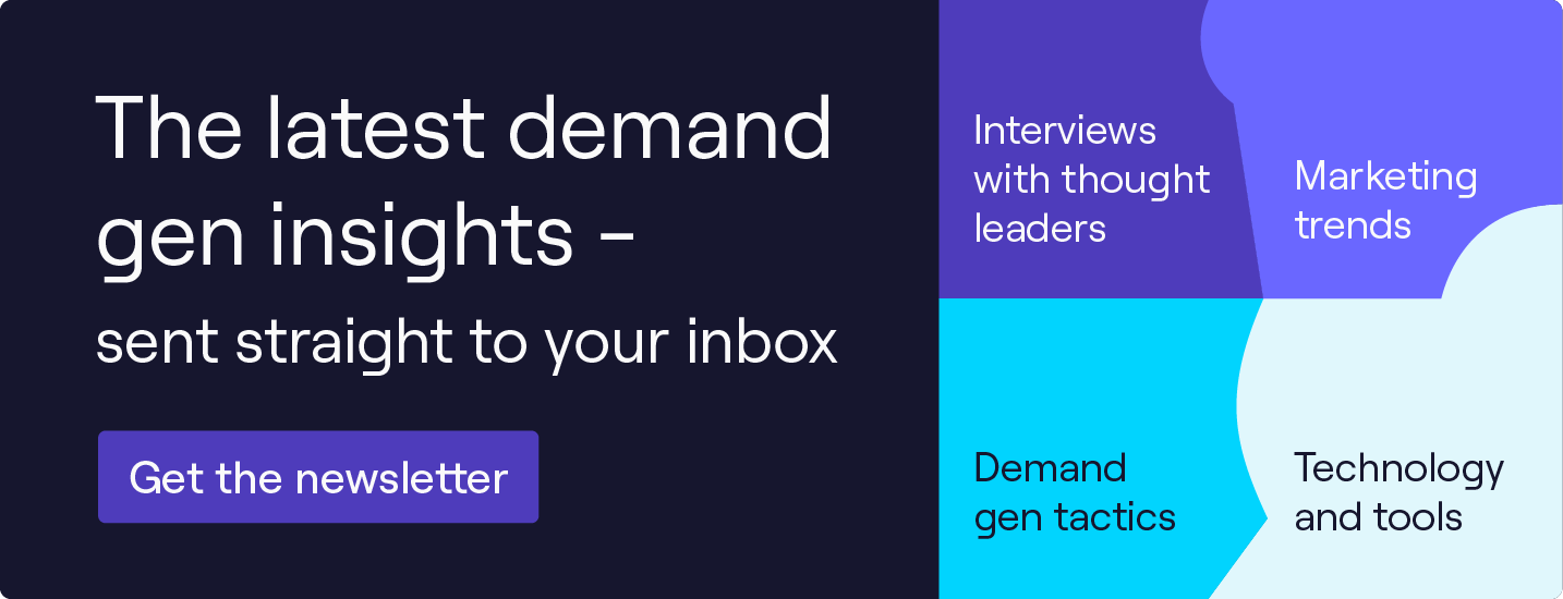 Sign up for Cognism's demand generation newsletter
