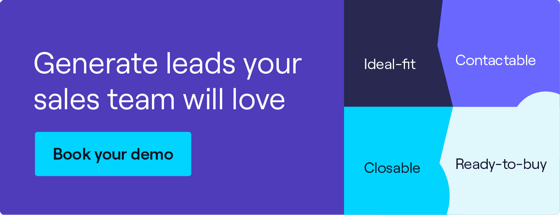 Generate leads your sales team will love. Click to book your demo with Cognism for accurate sales data.