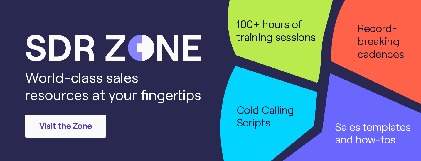 Take a look at Cognism's SDR Zone where you'll find world class sales resources at your fingertips!