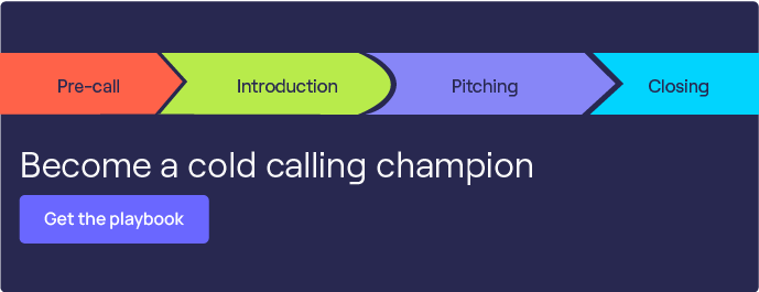 Download cold calling playbook and become cold calling champion.